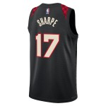 Maillot NBA Portland Trail Blazers Shaedon Sharpe Nike 2023-24 City Edition Noir Swingman - Homme